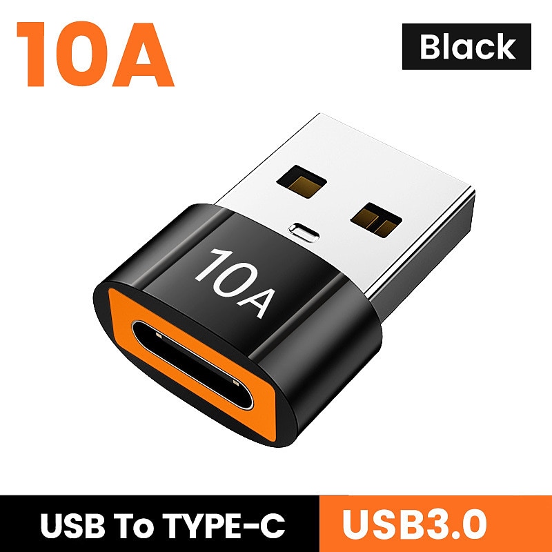 3PCS Olaf 10A OTG USB 3.0 To Type C Adapter TypeC Female to USB Male Converter Fast Charging Data Transfer For Macbook Xiaomi Samsung 2025 - $12.99 –P9