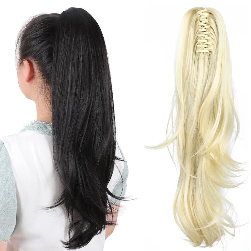 Extension de queue de cheval griffe pour les femmes morceau de cheveux bouclés 24 extensions de cheveux de queue de cheval synthétique très longue & volumineux bouclé ondulé résistant à la chaleur de 2025 ? $13.99 –P10