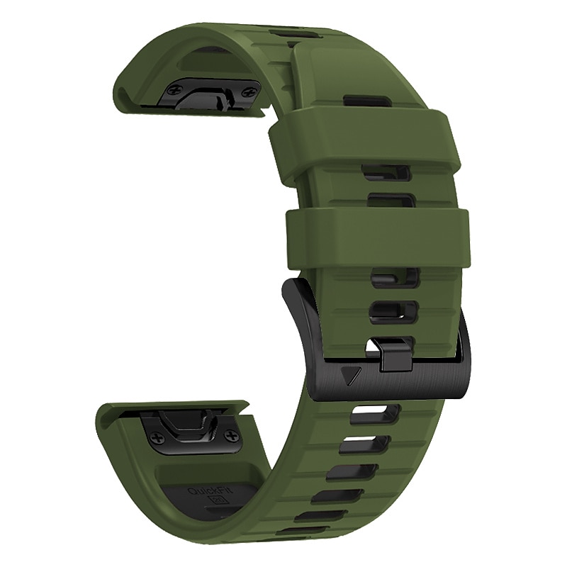 حزام إلى جارمين Fenix 7 7X 6 6X Pro Forerunner 955 945 935 Instinct 2X Solar Epix Approach S62 S60 Marq Descent G1 Quatix سيليكون إستبدال حزام 26mm 22mm تناسب سريع عصابة الرياضة معصمه 2025 - $17.99 –P7