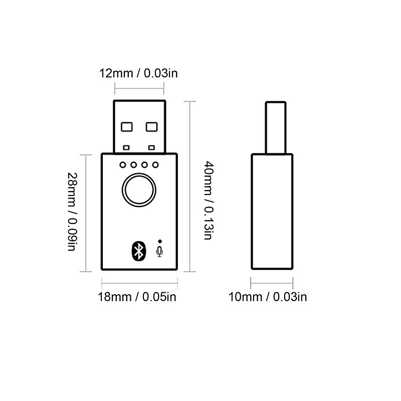 USB-адаптер Bluetooth 5.1 для ПК, динамика, телевизора 4 в 1, беспроводной музыкальный аудиоприемник, разъем 3,5 мм, дополнительный передатчик 2025 - $12.99 –P16
