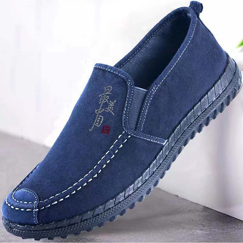 Homens Mocassins e Slip-Ons Sapatos casuais masculinos Tênis Slip-on Sapatos Confortáveis Casual Diário Lona Respirável Confortável Antiderrapante Mocassim Preto Azul Primavera Outono de 2026 por $29.99 –P2