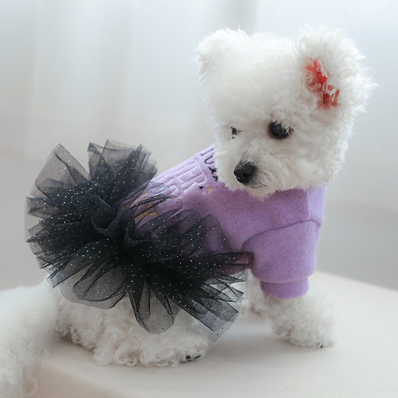Собаки Коты Платья Для вечеринки Веселая Дышащий Мягкий Влажная чистка Удобный на открытом воздухе Хэллоуин На каждый день Одежда для собак for  2025 - $27.99 –P1