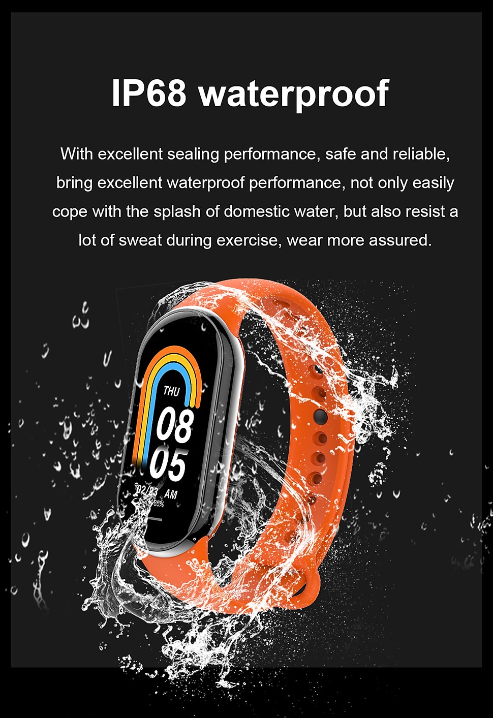 iMosi M8 Smart Watch 1.14 inch Smartwatch Fitness Running Watch Bluetooth Pedometer Call Reminder Activity Tracker Compatible with Android iOS Women Men Waterproof Message Reminder Camera Control IP68 2025 - $35.99 –P14