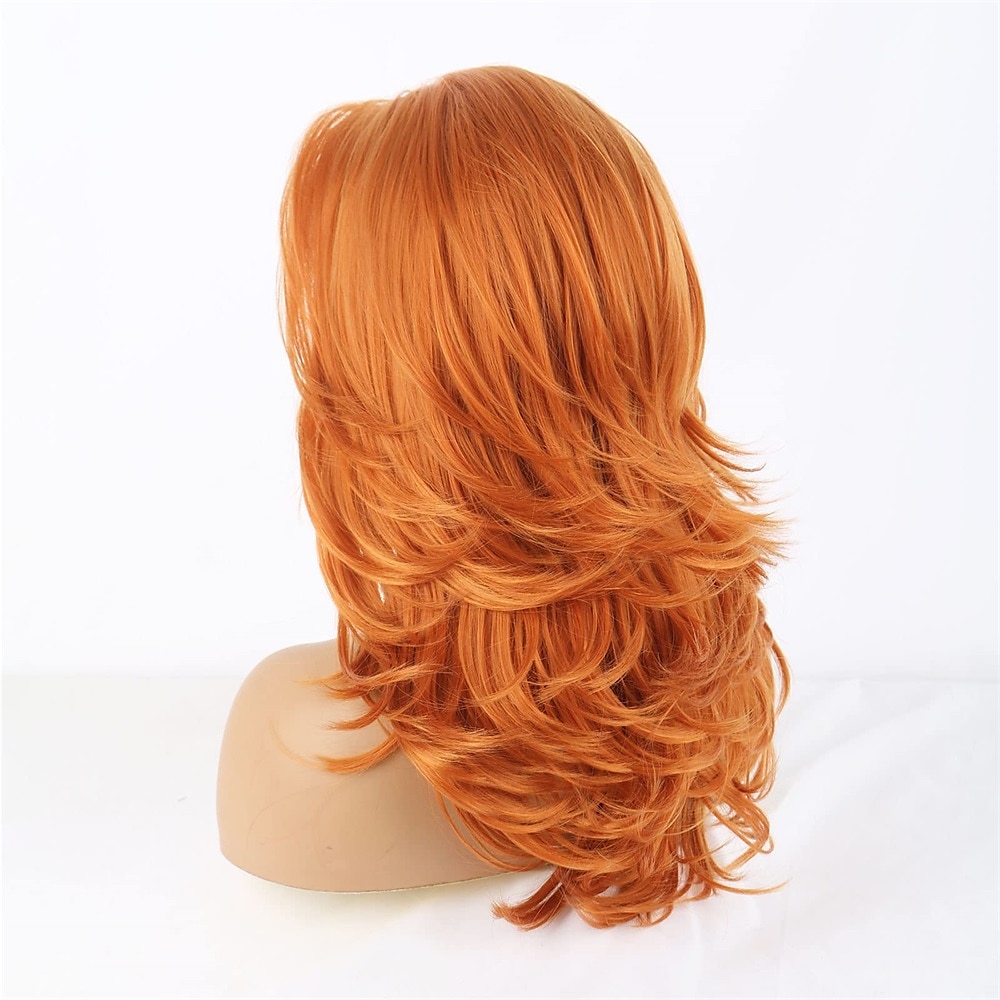 perruques grises longues couches pour femmes perruque ondulée argentée perruques de remplacement de cheveux d'aspect naturel perruque de cheveux synthétiques résistant à la chaleur pour une de 2025 ? $23.99 –P3