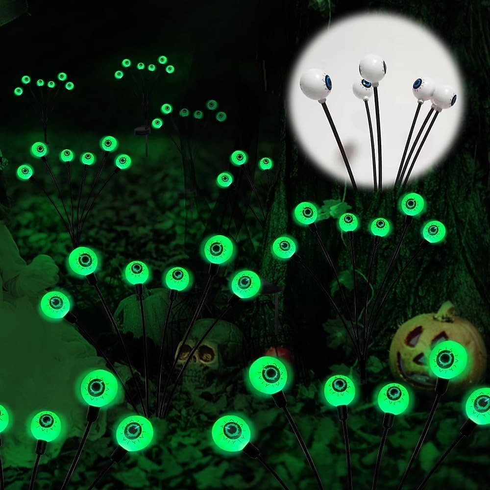 1/2pcs Solar Garden Lights Outdoor Firefly Starburst Swaying Lights Warm White Color Changing RGB Light for Yard Patio Pathway Decoration Swaying When Wind Blows 2024 - AED 114.11 –P7