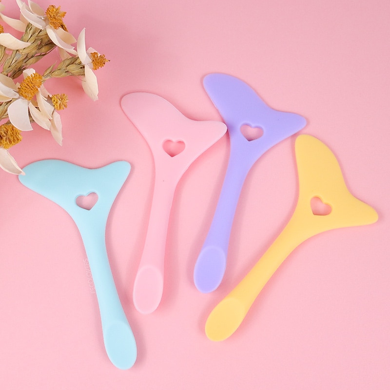 Delineador de ojos de silicona, plantillas de maquillaje, puntas de ala, lápiz labial de dibujo de marscara, ayuda para el uso, crema facial, máscara, aplicador, herramienta de belleza de maquillaje 2025 - $9.49 –P1