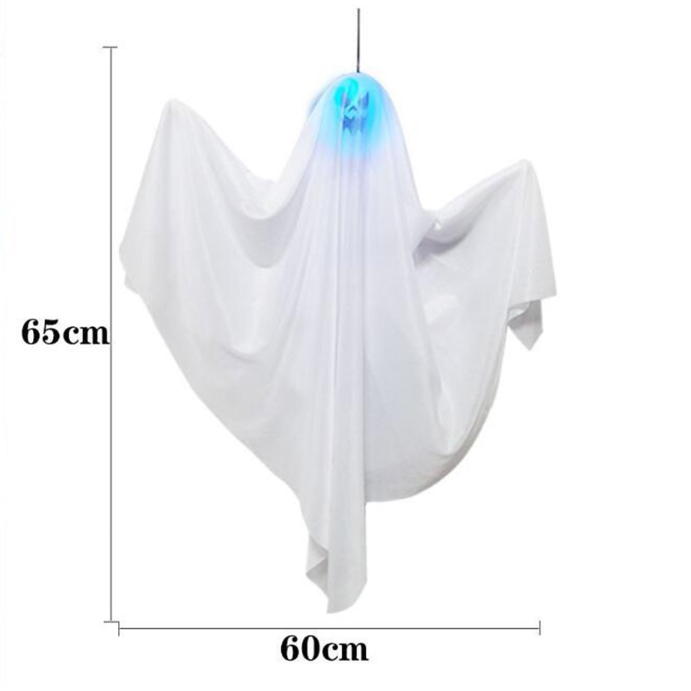 świecące duch dekoracje na halloween na zewnątrz led wiszące duch dla drzew upiorny oświetlony duch wodoodporne wiszące wystrój halloween ozdoby choinkowe do domu patio stoczni trawnik drzewo 2025 - $7.99 –P3
