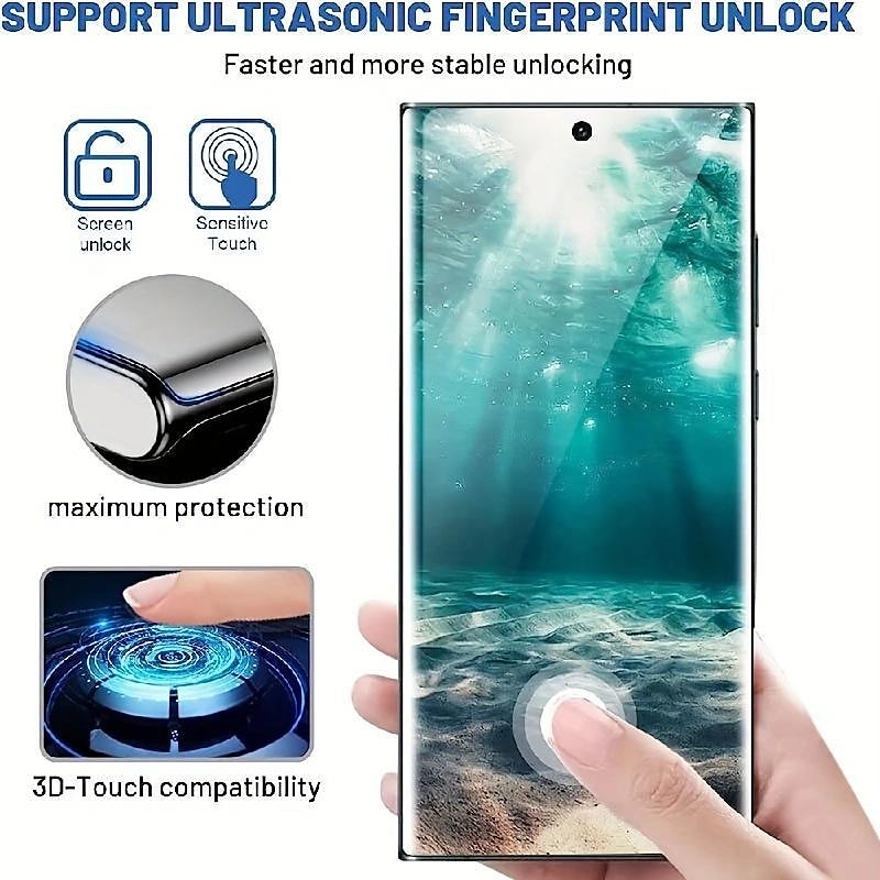2 pcs Screen Protector For Samsung Galaxy S24 Ultra Plus S23 S22 S21 S20 Ultra Plus FE S10 Note 20 Ultra 10 Plus Note10 Lite Tempered Glass 9H Hardness Anti Bubbles Anti-Fingerprint High Definition 2025 - $10.99 –P3