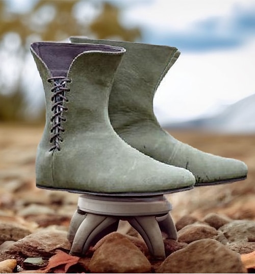Epocă Medieval Renascentist Încălțăminte Cizme plate de jazz Întoarce pantofii Pirat Cavaler Viching TIR cu arcul Mată Bărbați Unisex Celtic Pirat Fantezie Halloween Carnaval Mascaradă Petrecere 2025 - $58.99 –P2