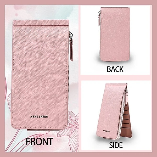 Women / Men Long Wallet Zipper Pocket Card Holder Clutch Slim Purse Coin Credit Card Wallet Ticket Credit Card Bag Case 2026 - $15.99 –P6