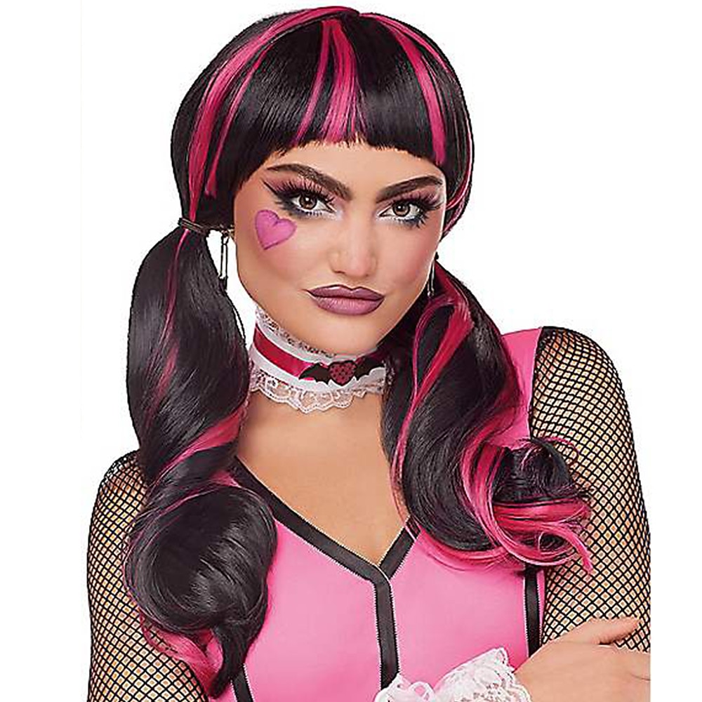Draculaura paruka - Monster High cosplay party paruky halloween paruky 2025 - $22.99 –P1