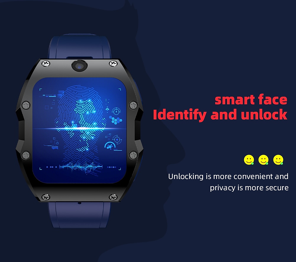 LOKMAT APPLLP 3 MAX Smart Watch 2.02 inch 4G LTE Cellular Smartwatch Phone 3G 4G Bluetooth Pedometer Call Reminder Activity Tracker Compatible with Android iOS Women Men GPS Hands-Free Calls 2025 - $309.09 –P5