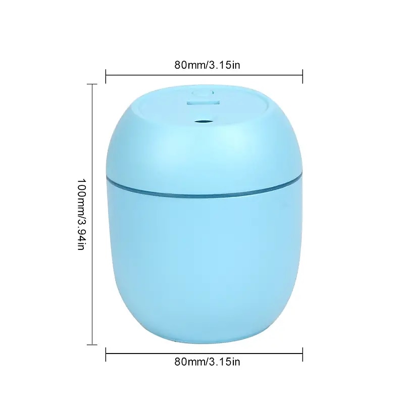 USB Portable Air Humidifier 7.44oz Essential Oil Diffuser Modes Auto Off With LED Light For Home Car Mist Maker Face Steamer Car Air Fresheners For Classroom School Bedroom Office 2025 - $14.99 –P8