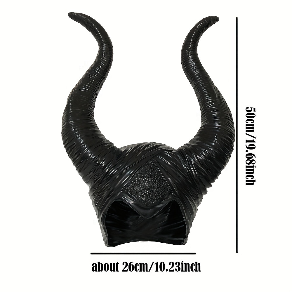 Halloween Boszorkány Maleficent Sapka Halloween Kellékek Ökör Tülkök Felnőttek Nők Halloween Halloween Karnevál Könnyű Karneváli Jelmez a Walpurgis éjre 2025 - $17.49 –P2