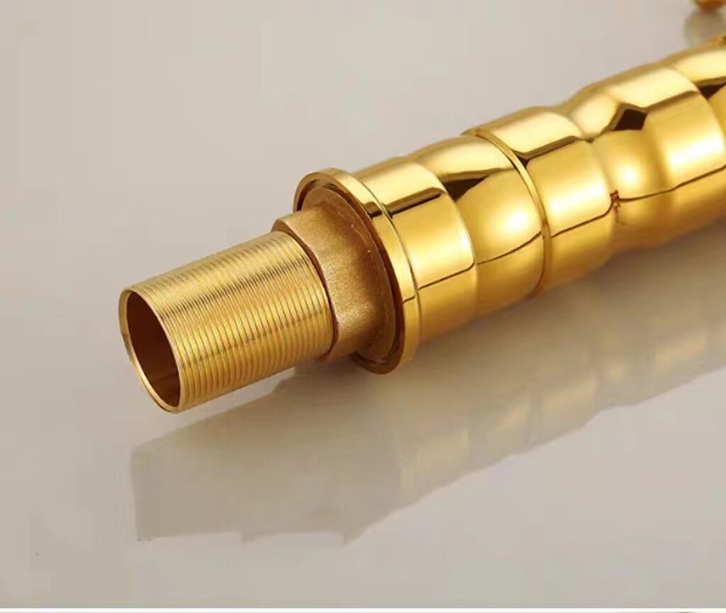 mitigeur de lavabo de salle de bain robinets de lavabo courts et hauts, robinet à double poignée en laiton vintage avec tuyau froid et chaud de 2025 ? $94.85 –P3