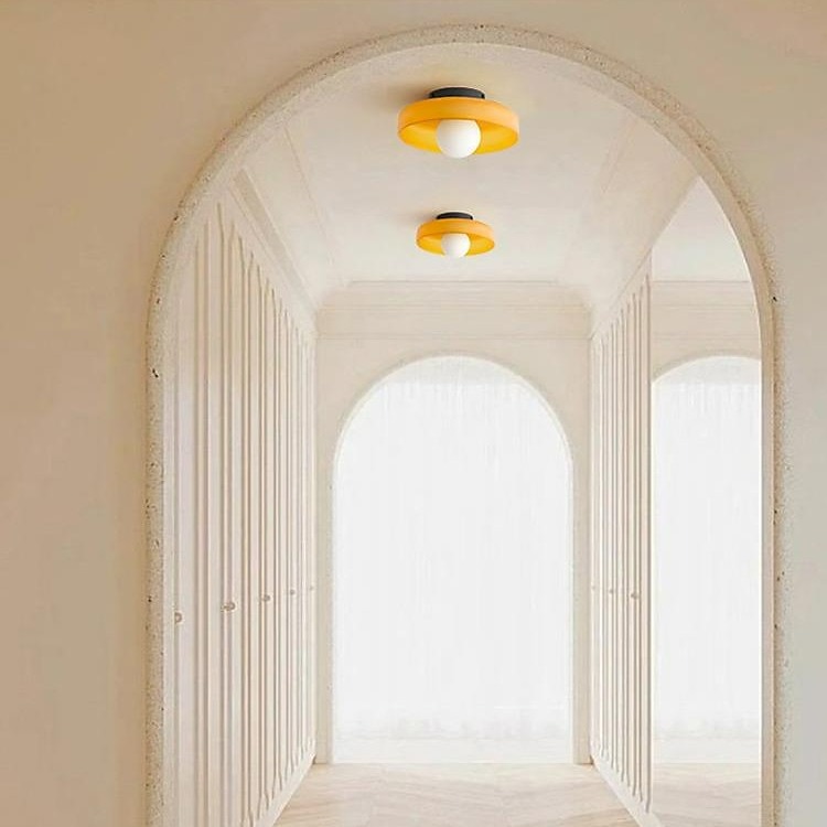lightinthebox أدى ضوء السقف الجدار ضوء داخلي 1-ضوء 25 سم الأشكال الزجاجية فلوش جبل أضواء sceilling ضوء للممر الشرفة بار الإبداعية مصابيح شرفة علوي الزيتون الأخضر الأبيض الأصفر 110-240 فولت 2025 - $201.49 –P9
