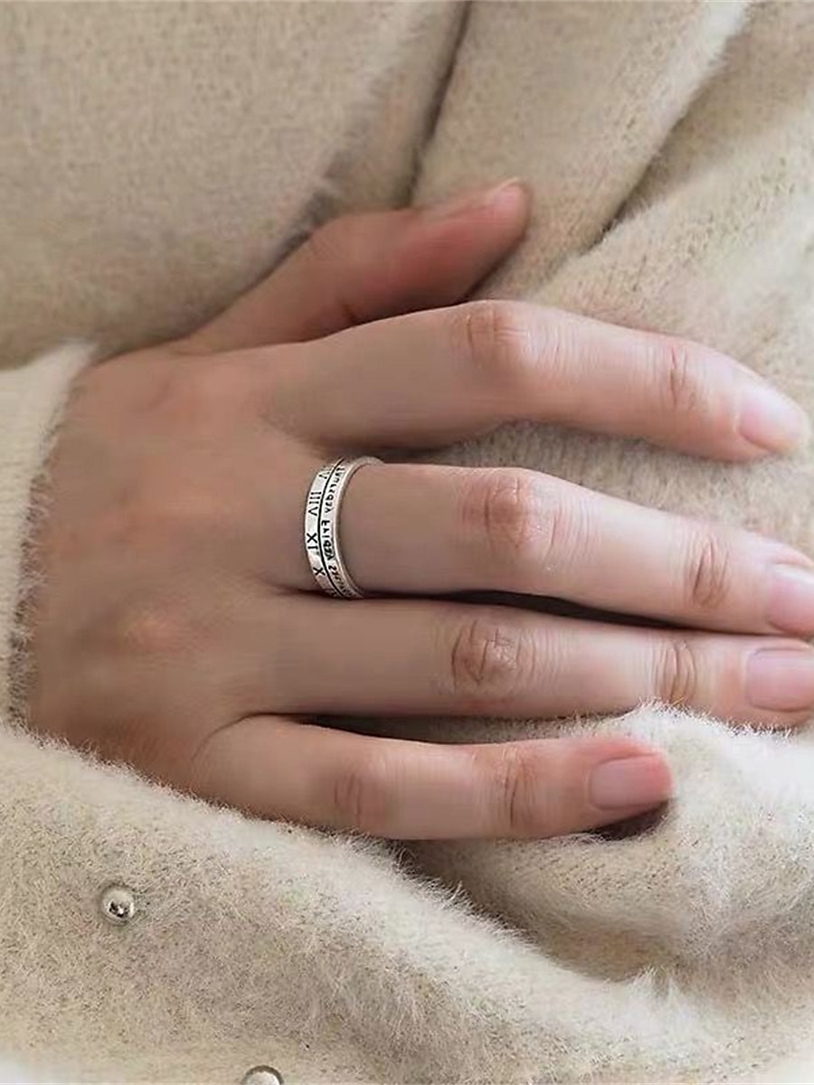 Damen Ringe Modisch Outdoor Buchstabe Ring 2025 - $7.49 –P8