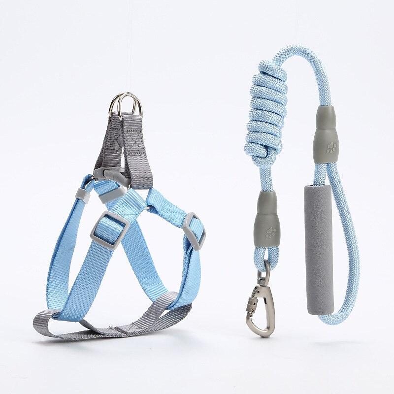 Cachorros Gatos Colarinho Arreios Ajustável Portátil Durável Ao ar livre Caminhada de 2025 por $16.99 –P7