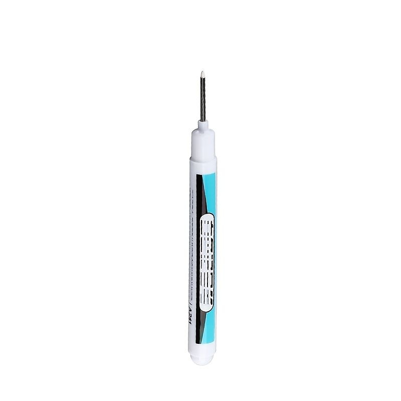 1/2 pz set di pennarelli per vernice permanente bianca per legno roccia plastica pelle vetro pietra metallo tela ceramica marcatore foro profondo 0,7 mm del 2025 a $7.99 –P12