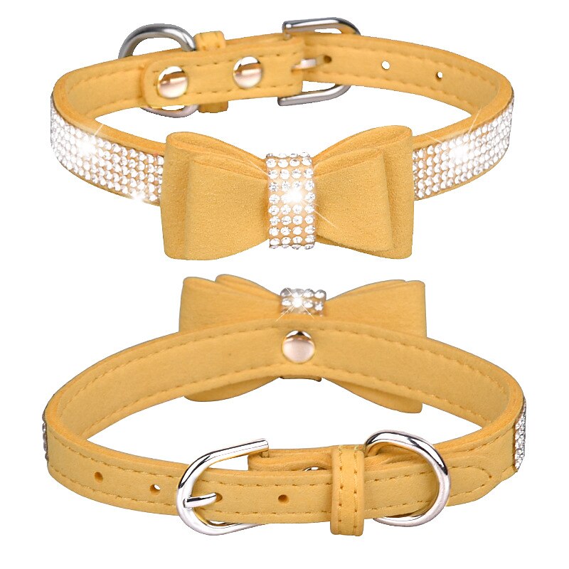 Prodotti per cani Prodotti per roditori Collari Cravatta / Papillon Regolabile Portatile Duraturo Esterno Marcia Strass del 2025 a $16.99 –P4
