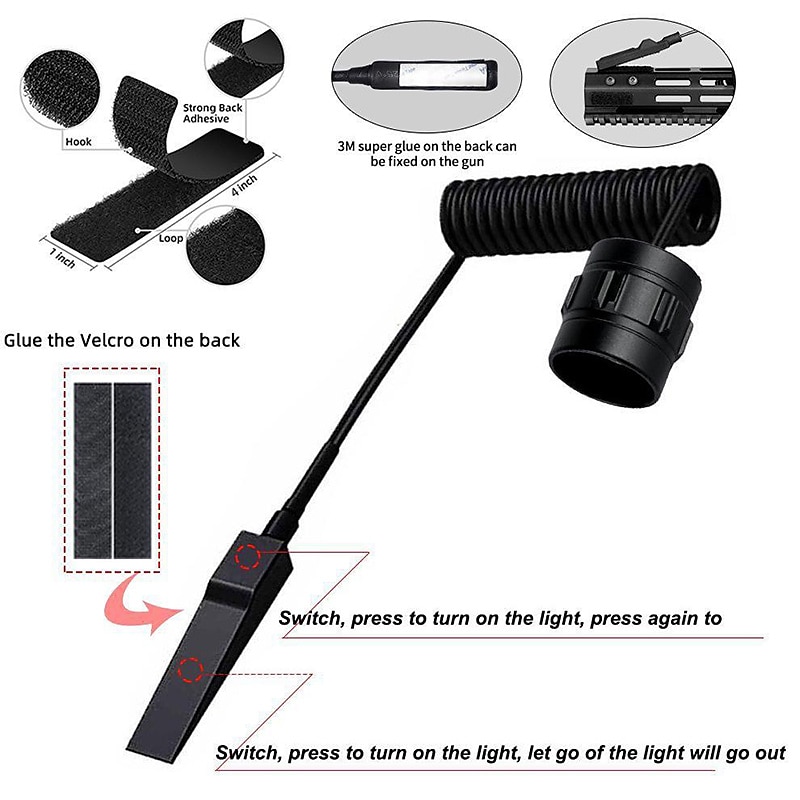 New L2 High-power Flashlight USB Charging Strong Light Tactical Suit Flashlight  Five Color Red Green Yellow  Blue White Light  LED Outdoor Hiking Hunting Flashlight 2025 - $47.99 –P10