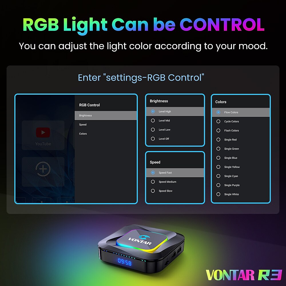 2025年 vontar r3 rgb tv ボックス android 13 ロックチップ rk3528 サポート 8k ビデオ bt5.0 wifi6 サポート google 音声入力メディアプレーヤーセットトップボックス  コレクション – $64.99 –P4