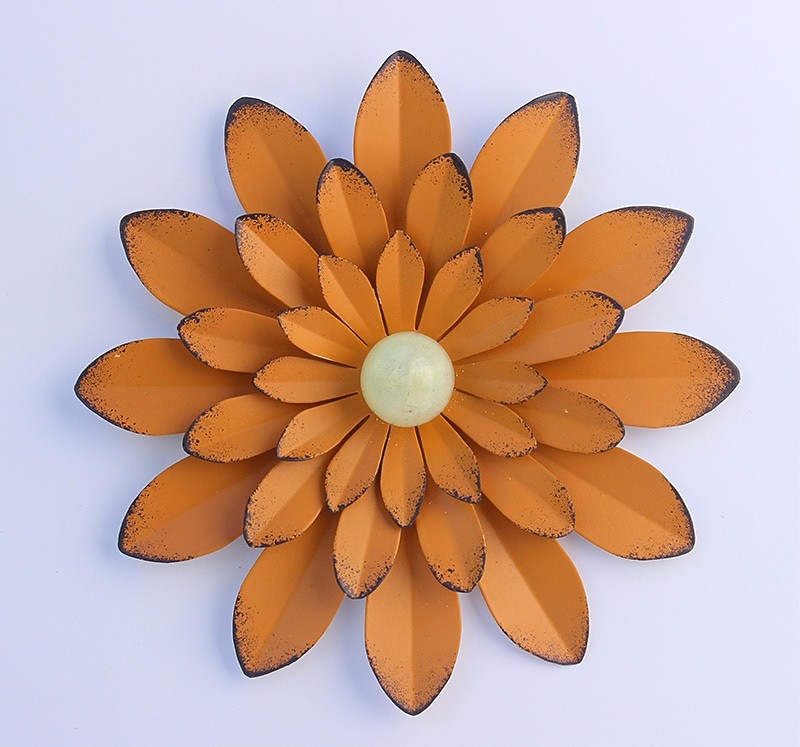 1 kpl metallikukkia seinäkoristelu kukka seinäveistos, käsinmaalattu kukkaveistos, metalliseinä taide ripustettava seinäsisustus sisätiloihin kotitoimistoon kylpyhuone keittiö makuuhuone olohuone 2026 - $11.49 –P6