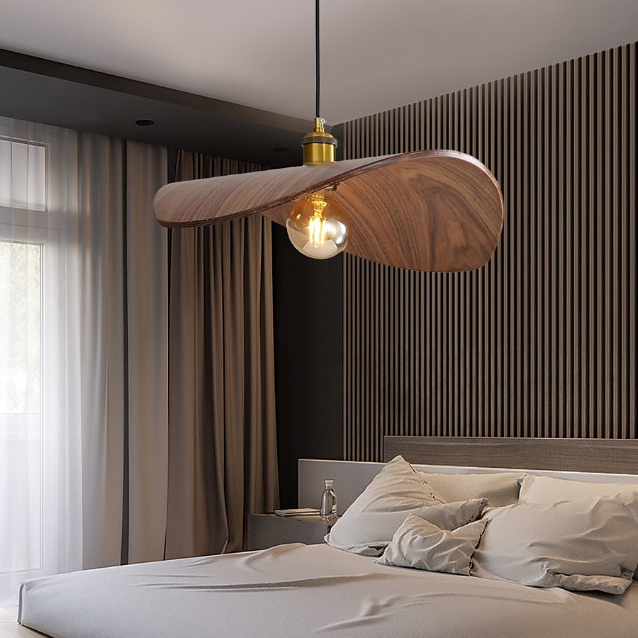 LED Pendant Light Wooden Wabi-Sabi Pendant Lights,Nordic Light Fixture,Minimalist Lamp,Wabi Sabi Lampshade,Rustic WabiSabi Ceiling Light Pendant Light 110-240V 2025 - $349.99 –P9
