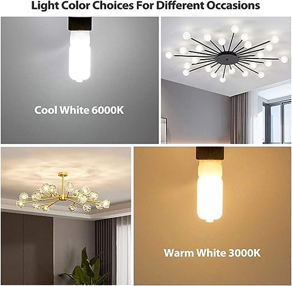 2025年 10 個 g9 LED ライト調光可能な電球 3 ワット 5 ワット smd 2835 スポットライトクリスタルシャンデリア交換 20 ワット 30 ワットハロゲンランプ照明 ac 220v  コレクション – $21.99 –P4