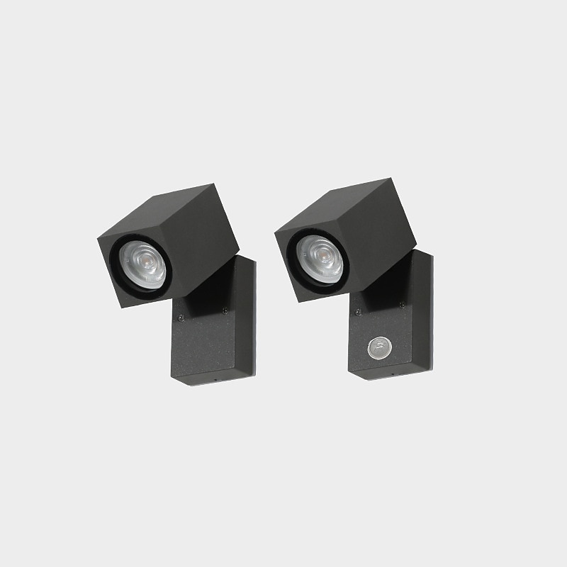 Aplique de pared para exteriores, sensor de movimiento, ajustable, impermeable, ip65, accesorio de pared, iluminación, aplique exterior de aluminio led para interior, exterior, patio, porche, 110-240v 2025 - $96.99 –P2