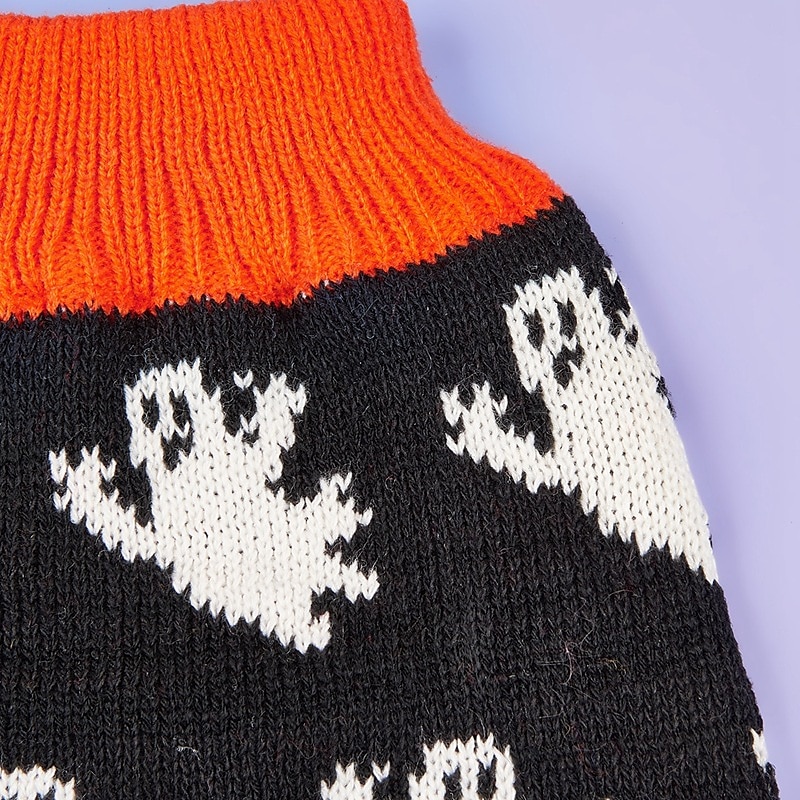 Câini Pisici Pulovere Jumper Misto Petrecere Iarnă Respirabil Απαλό Lavabil Comfortabil Halloween În aer liber Halloween Casul / Zilnic Îmbrăcăminte pentru câini for Bichon Frise Pomeran un Animalut 2025 - $27.99 –P11