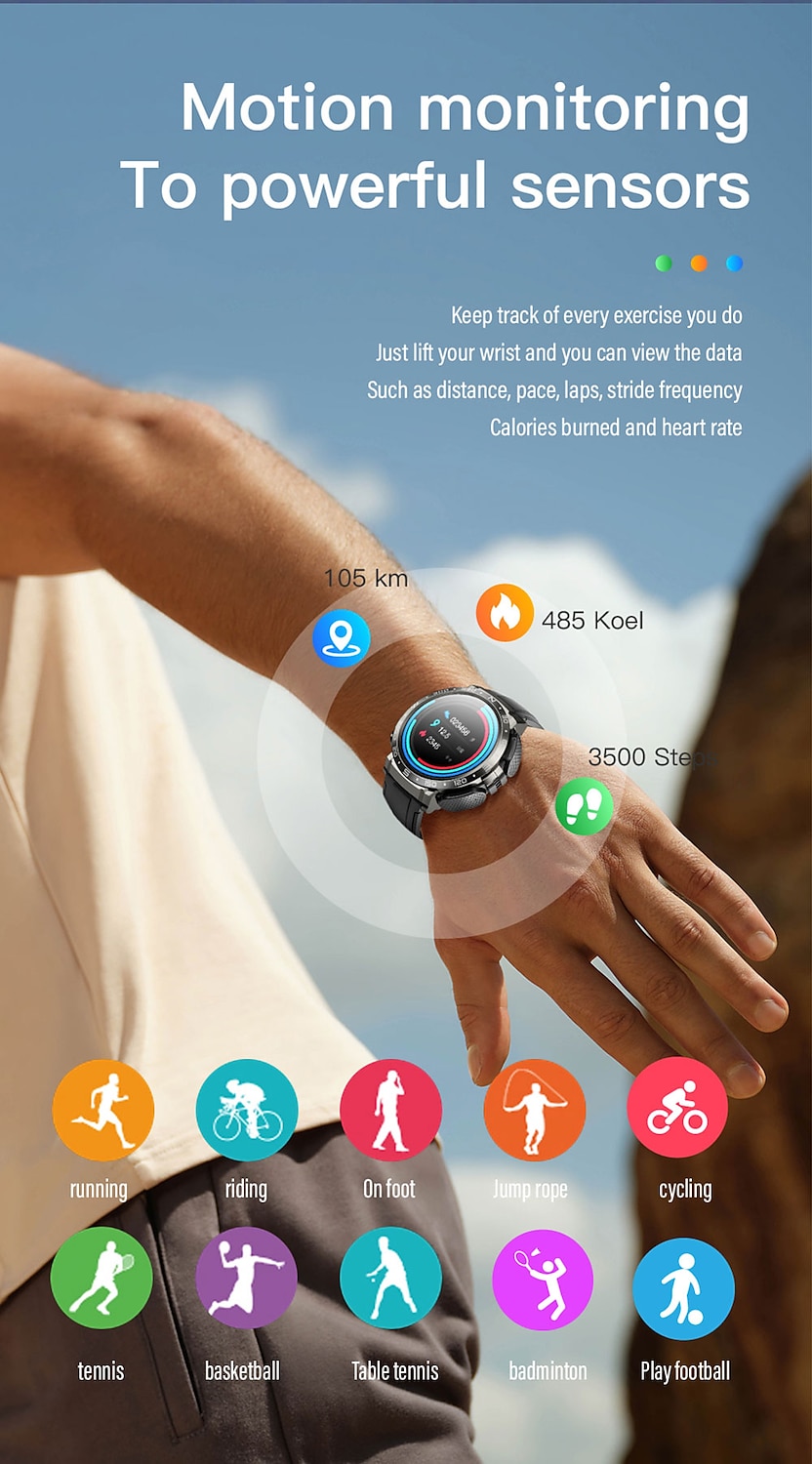 Headset Smart Watch TWS Two In One Wireless Bluetooth Dual Headset Call Health Blood Pressure Sport Music Smartwatch 2025 - $83.19 –P15