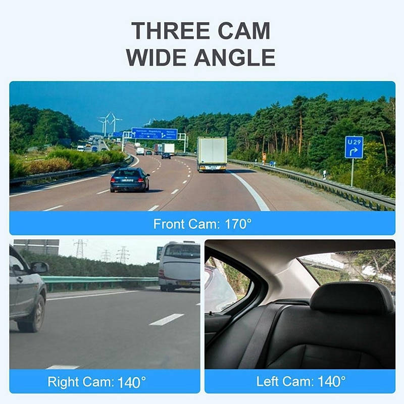 2025年 Q9 1080p 新デザイン / HD / 360°監視 車のDVR 170度 広角の 3 インチ IPS ダッシュカム とともに ナイトビジョン / G-Sensor / 駐車モード 8 赤外線LED カーレコーダー コレクション – $81.99 –P10