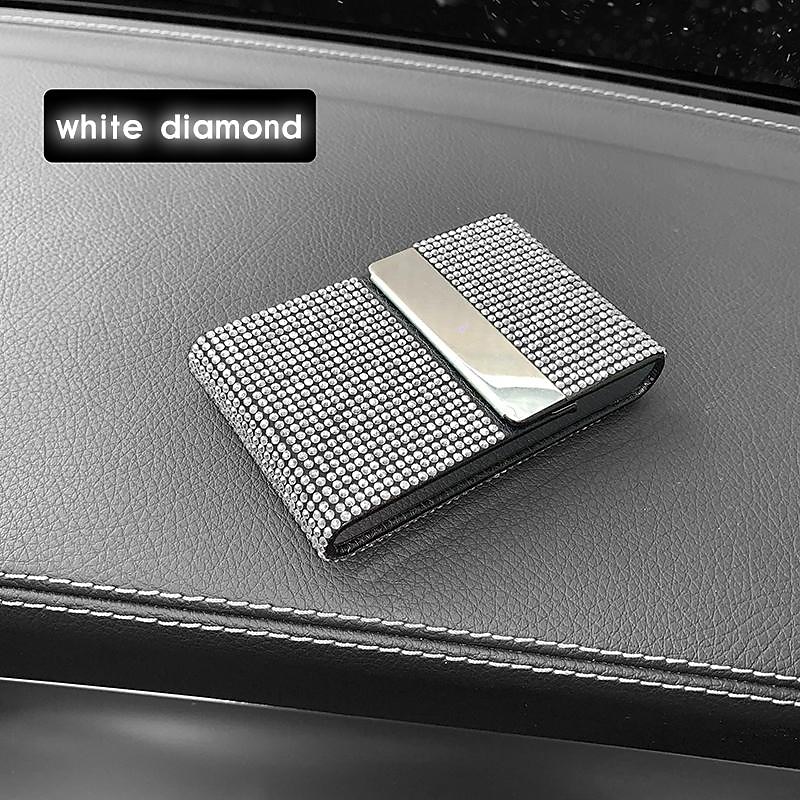 Diamond Driver License Card Holder For Car Driving License Credit Card Storage Interior Flip Ladies Girls Car Bling Accessories 2025 - $12.99 –P12