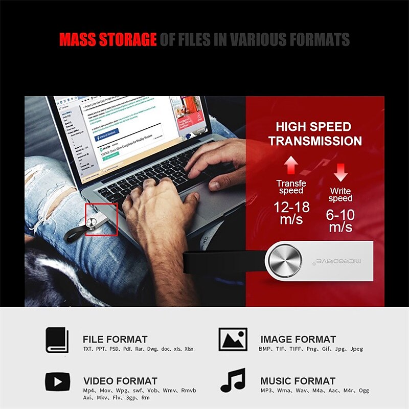 USB Flash Drive 128GB 64GB 32GB pendrive keychain flash drive usb stick 16GB Memory Stick metal Pen Drive 2025 - $9.99 –P3