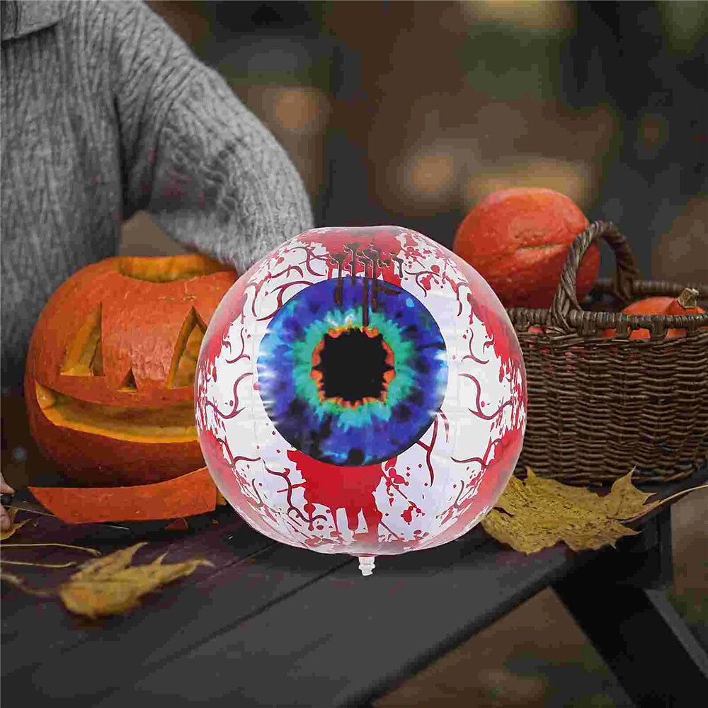 Halloween decoraties led opblaasbare oogbal licht met afstandsbediening rgb kleurrijke led lichtbal buiten binnenplaats gloeiende bal 2025 - $11.49 –P5