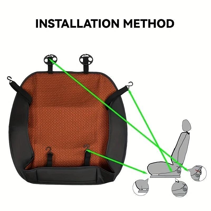 Upgrade Your Car with a Stylish PU Leather Seat Cover - Universal Fit Front Car Seat Cover PU Leather Seat Cushion Automobiles Seat Protector Universal Chair Pad Mat For Baby Child 2025 - $21.99 –P6