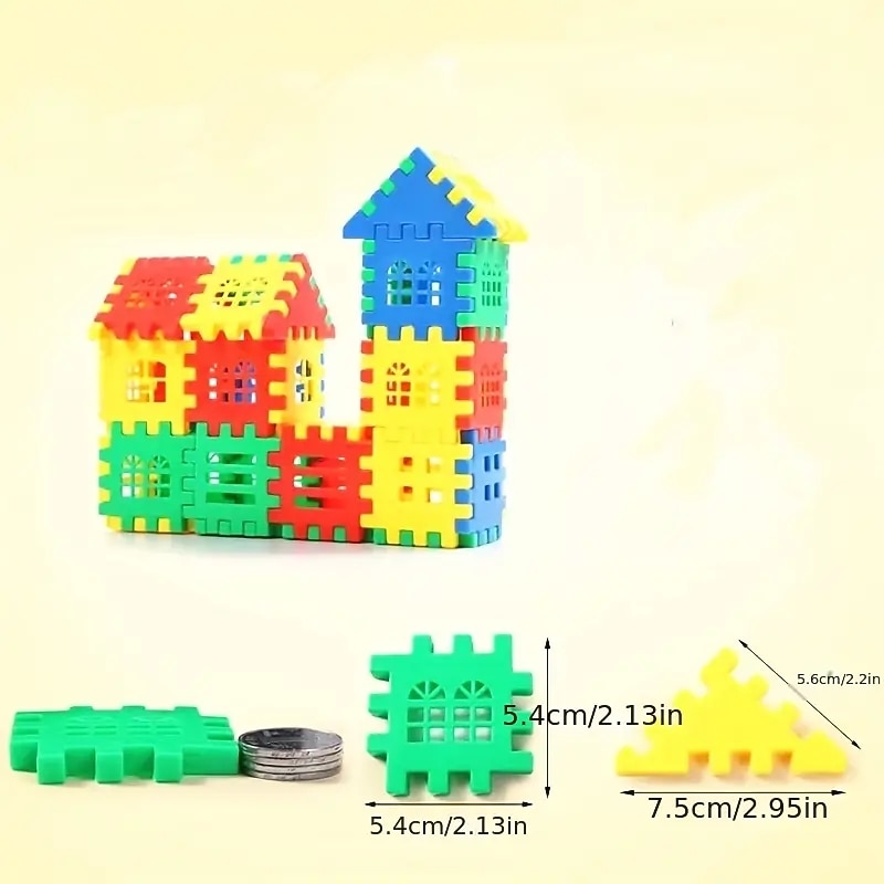 103pcs Villa Building Block Toys House Splicing Toys Montessori Toys For Young Children Fine Motor Skills Education - Classification And Matching Children's Education Stacked Toys Random Colors 2025 - $35.99 –P6