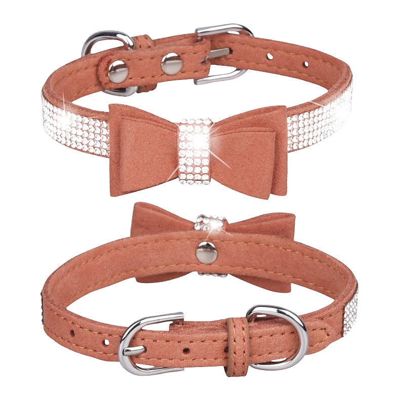 Prodotti per cani Prodotti per roditori Collari Cravatta / Papillon Regolabile Portatile Duraturo Esterno Marcia Strass del 2025 a $16.99 –P2
