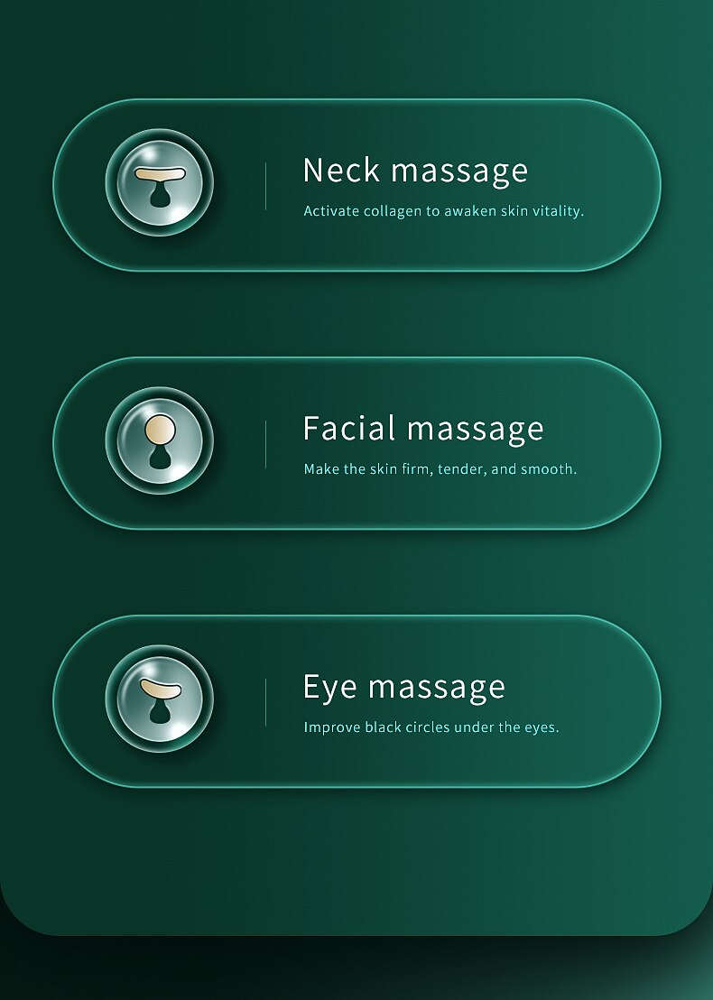 3 in 1 Face Neck Massager ION LED Photon Therapy Facial Lifting Beauty Devices Remove Double Chin Anti Wrinkle Skin Care Tools 2025 - $17.99 –P4