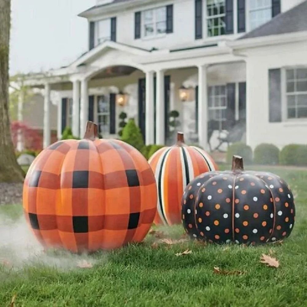 halloween kurpitsan ilmapallo koristeet juhlakoriste iso puhallettava kurpitsa ilmapallo halloween kotipuutarhaan ulkona nurmikko piha kauhu rekvisiitta lapsille 2025 - $30.99 –P9