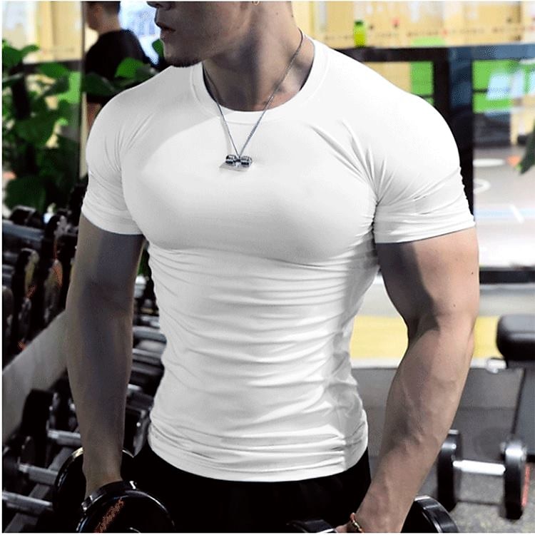 Débardeur Compression Homme T Shirt Summer Base Layer Gym Sports