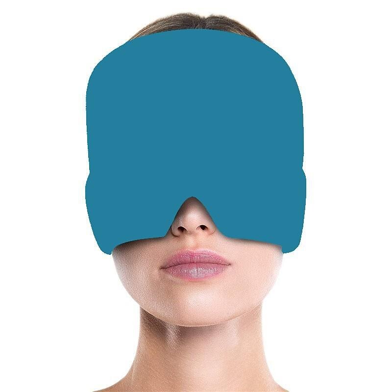 soulagement des maux de tête chapeau de glace gel flexible compresse froide capuchon pour apaiser la douleur pression des sinus tension calmant physique refroidissement compressé enveloppement de la de 2025 ? $13.49 –P8