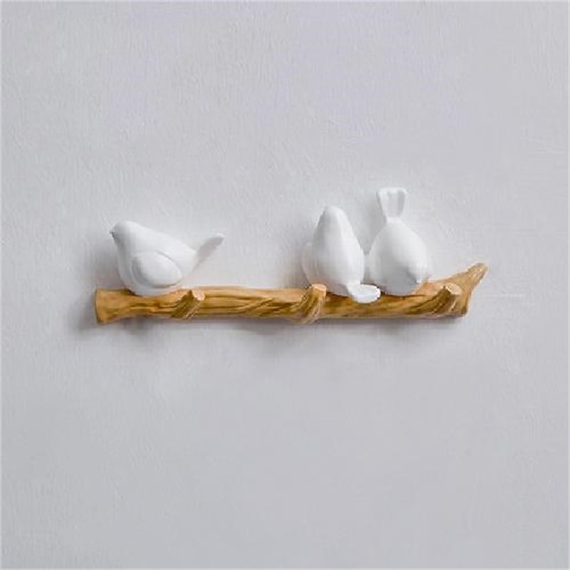 Doves Wall Hook Resin Bird Creative Door Key Wall Coat Hook Coat Rack Wall Decoration Hook Nordic Coat Hook Porch Hanger Decorative Hook 2025 - $23.99 –P2