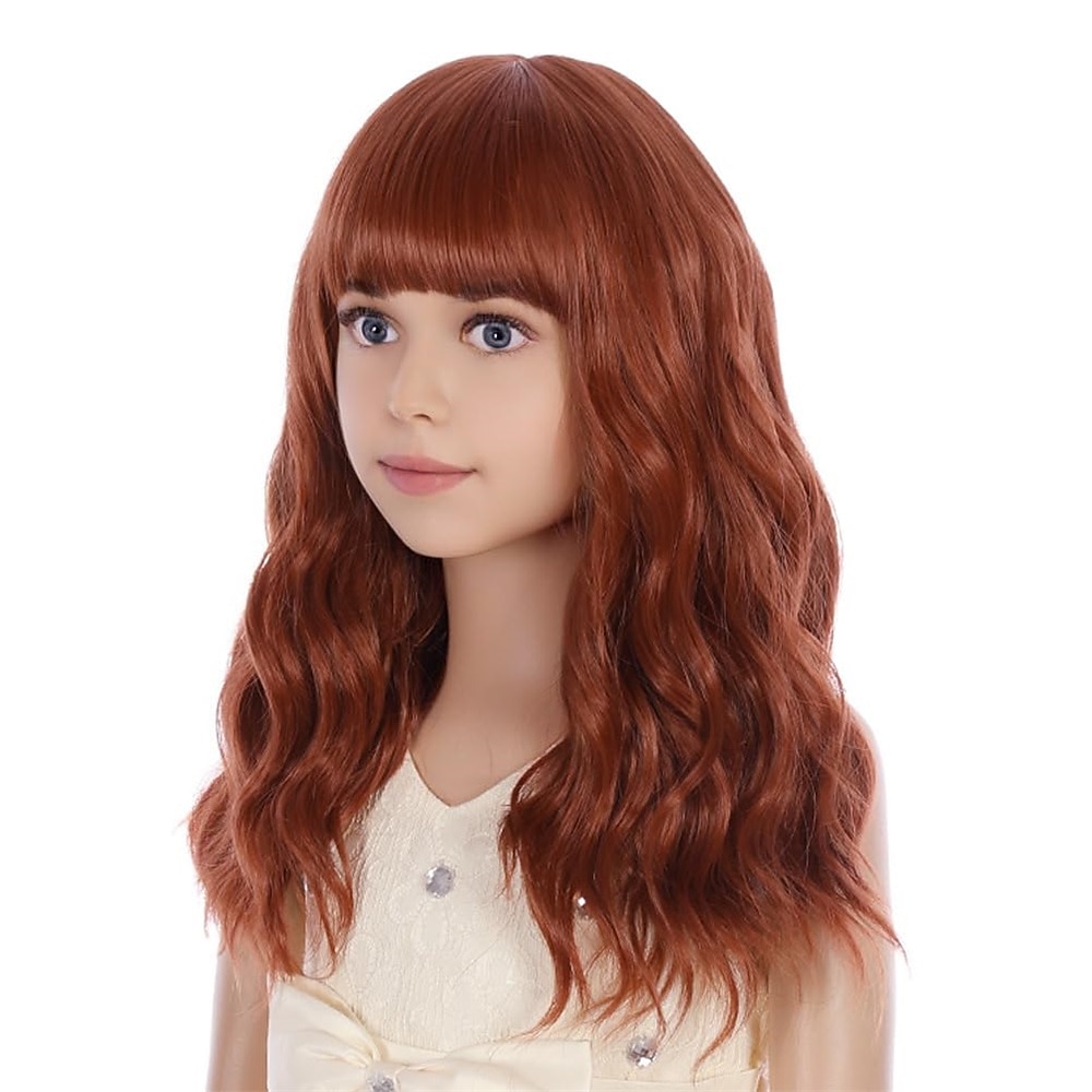 Peluca rubia para niñas, peluca corta ondulada con flequillo, peluca rubia rubia, peluca sintética para niñas, peluca para fiesta de carnaval, cosplay 2026 - $17.49 –P3