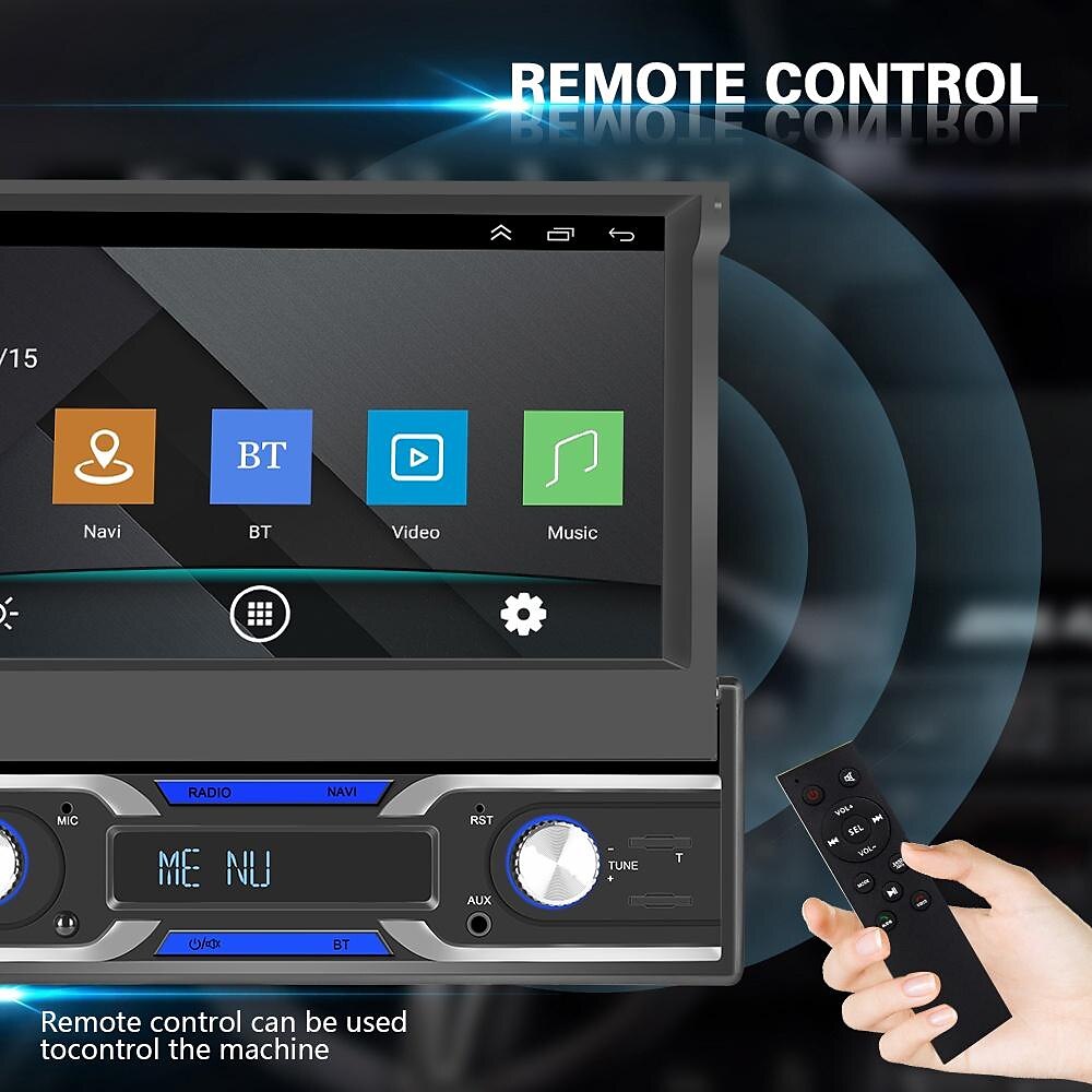 7-inch 1Din Android 10.1 Car Radio Autoradio Touch Screen Car Multimedia Player Supports Wireless Car Playback and Android Automatic Functions GPS Navigation Rear View Camera 2025 - $175.99 –P14