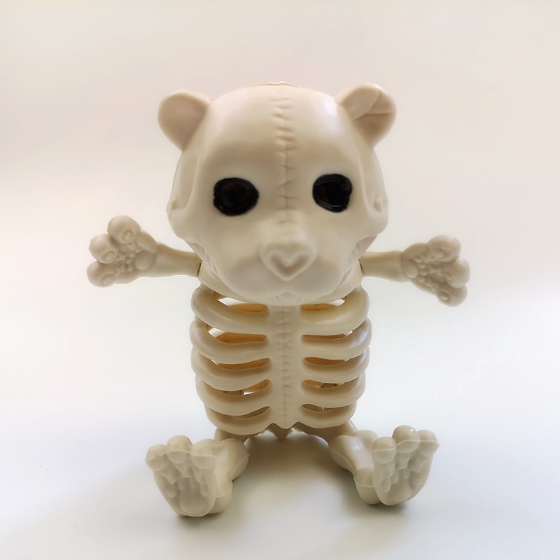 decorazione di Halloween scheletro di unicorno ossa di plastica con scheletro prop scena spettrale interna / esterna bomboniere del 2025 a $9.49 –P4