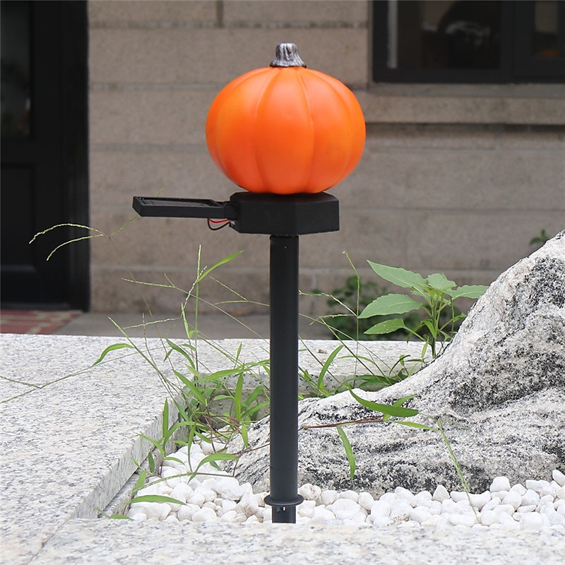 utendørs solcelledrevne gresskarlys halloween dekorativ sti lys for hage hage plen landskap ferie lys 1/2 stk 2025 - $15.99 –P5