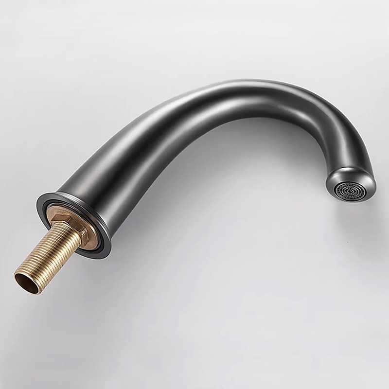 Widespread Bathroom Faucet Sink Mixer Basin Taps, Twin Handle Vessel Tap with Cold and Hot Hose 2025 - $97.99 –P5