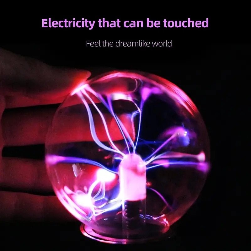 1pc USB Static Electricity Plasma BallElectrostatic Touch Magic Ball Lightning Ball Lamp Crafts Gift Lamp Ion LED Lamp 2025 - $15.99 –P4